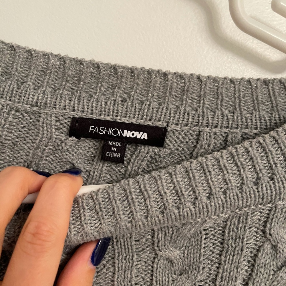 Cropped green sweater - Picture 3 of 3